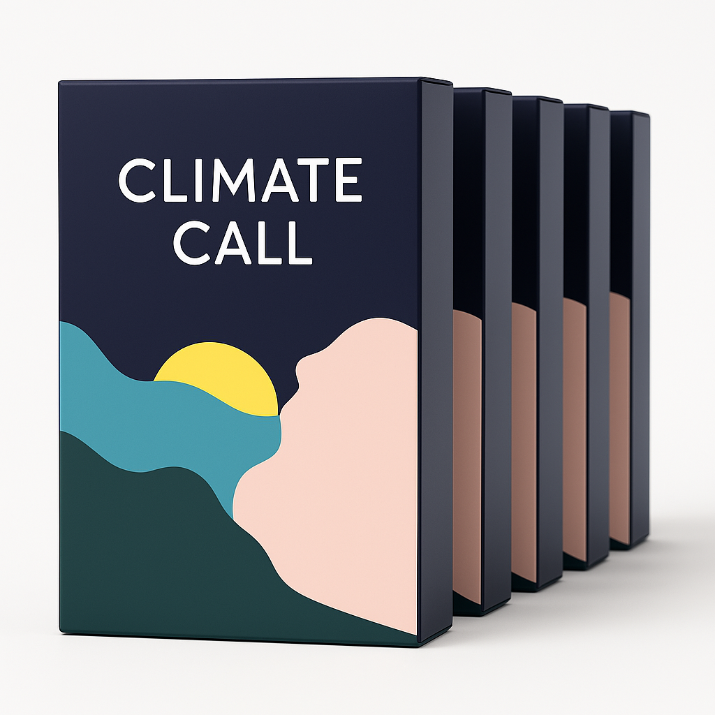 Card game Climate Call Teacher’s Kit, School Kit – 5 games for classroom use, Classroom Set, for teaching about Climate and Sustainability