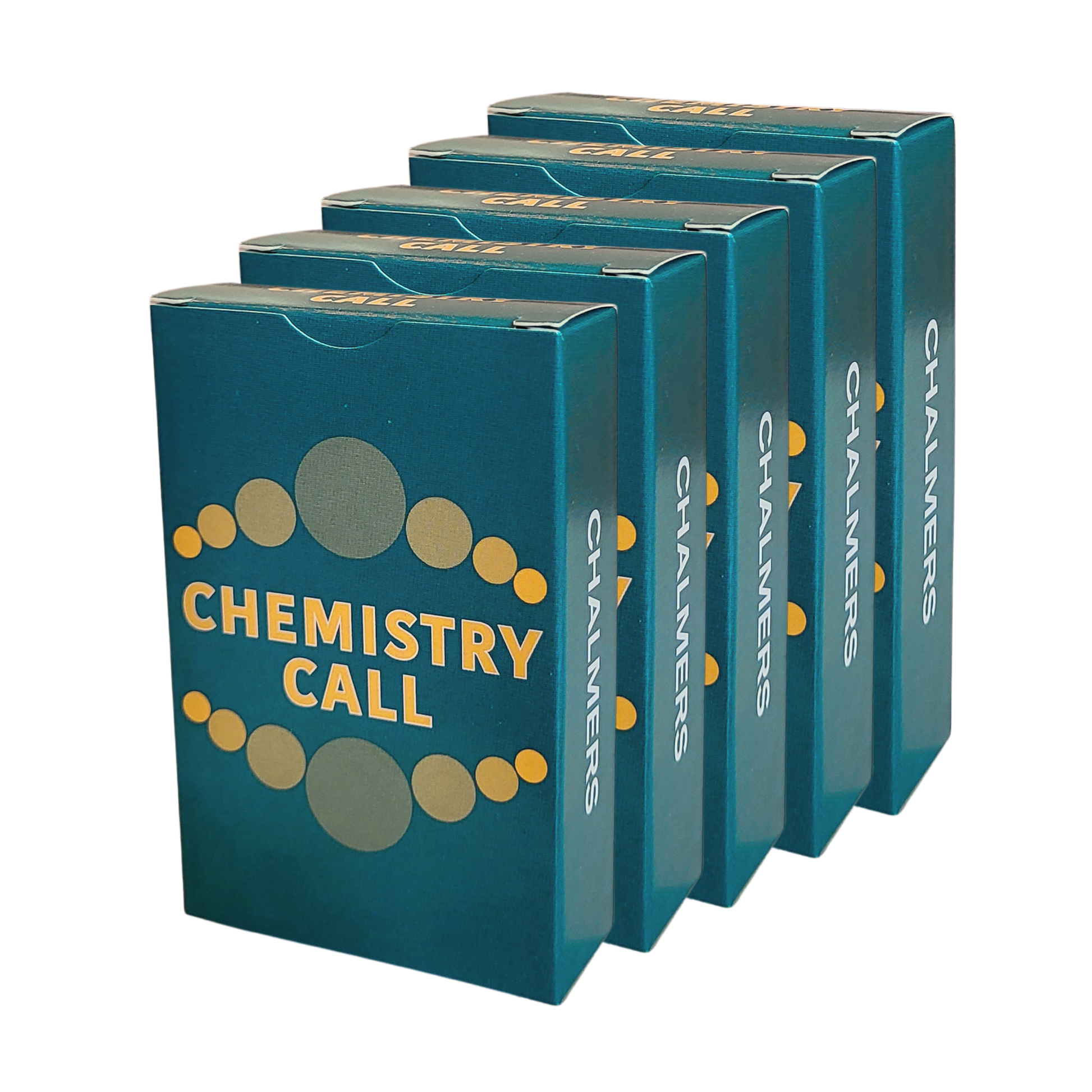 Teaching kit with the card game Chemistry Call for classroom use and chemistry education