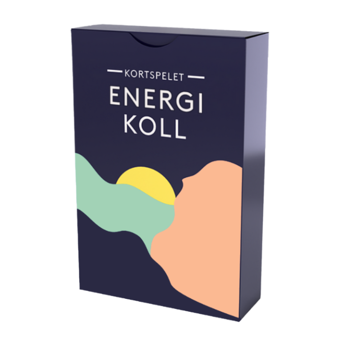Spelask för kortspelet Energikoll om energiförbrukning och energipriser