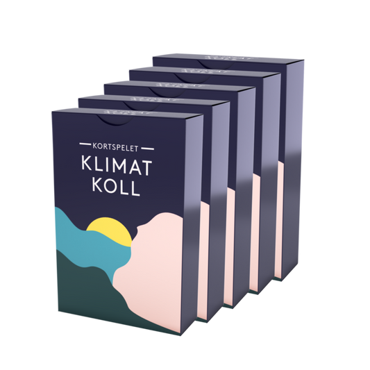 Lärarkit Klimatkoll Set om 5 spel för skolan och undervisning för lärare