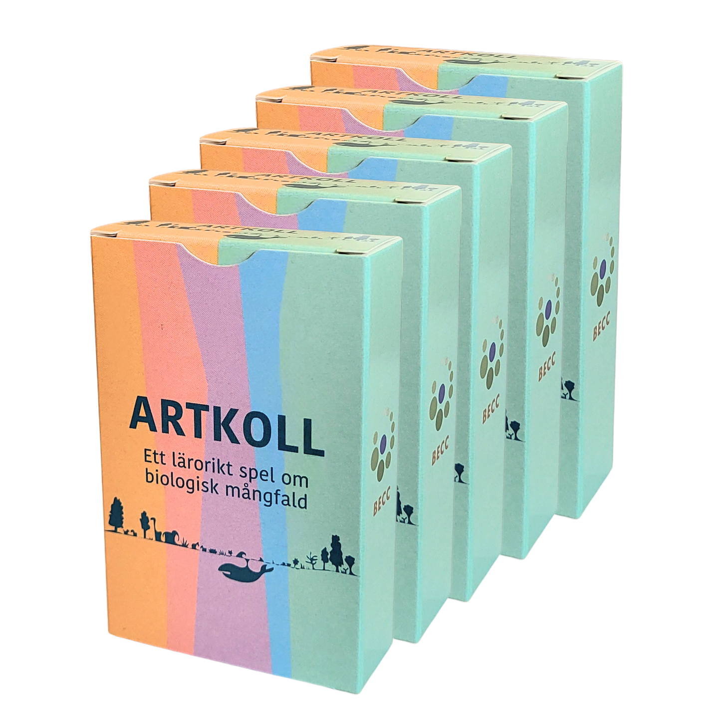Lärarkit med kortspelet Artkoll för användning i skola och klassrum